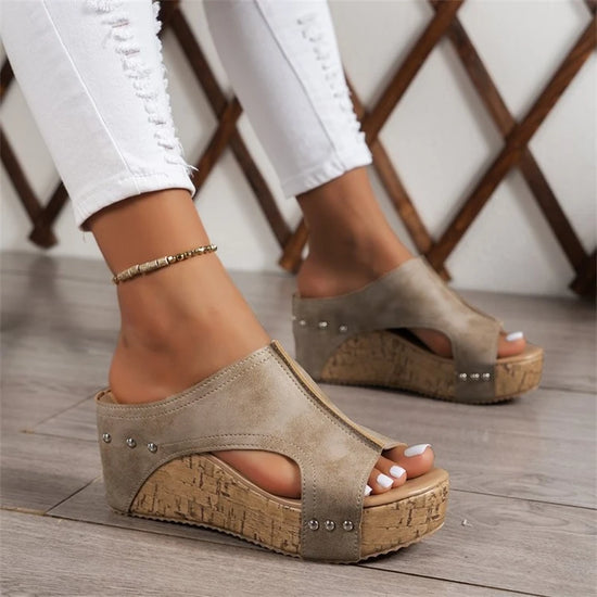 Women Summer Sandals Shoes Fashion Wedge Women Shoe Elegant Women&