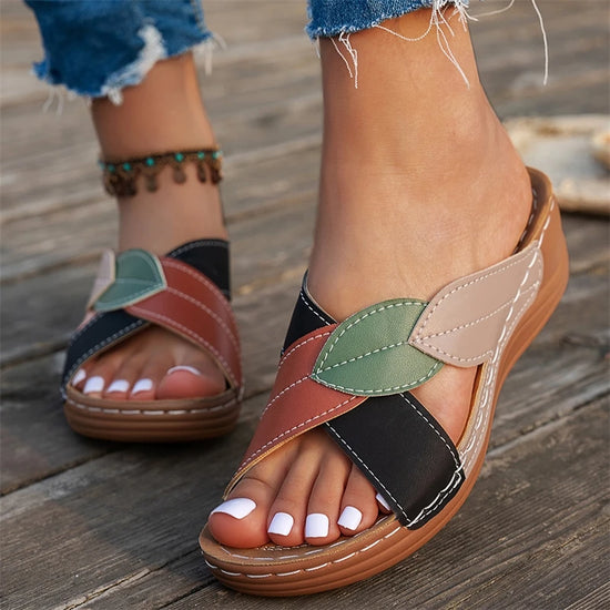 Women Sandals Shoes Fashion Wedge Women Shoe Huaraches Slip On Women&