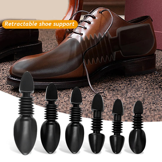 1Pc Telescopic Practical Plastic Adjustable Length Men Shoe Trees Stretcher Boot Holder Organizers Black Shoe Tree Man Women