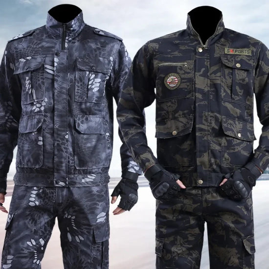 Spring and Autumn Work Clothes Men Wear Thick New Suit Pants Site Maintenance Auto Repair Clothing Clothes for Men